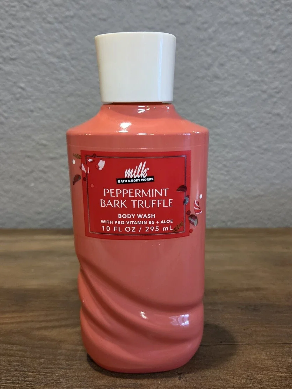 BBW Milk Bar Peppermint Bark Truffle Body Wash - New